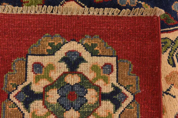 5' 7 x 8' 3 Hand Knotted Kazak Rug