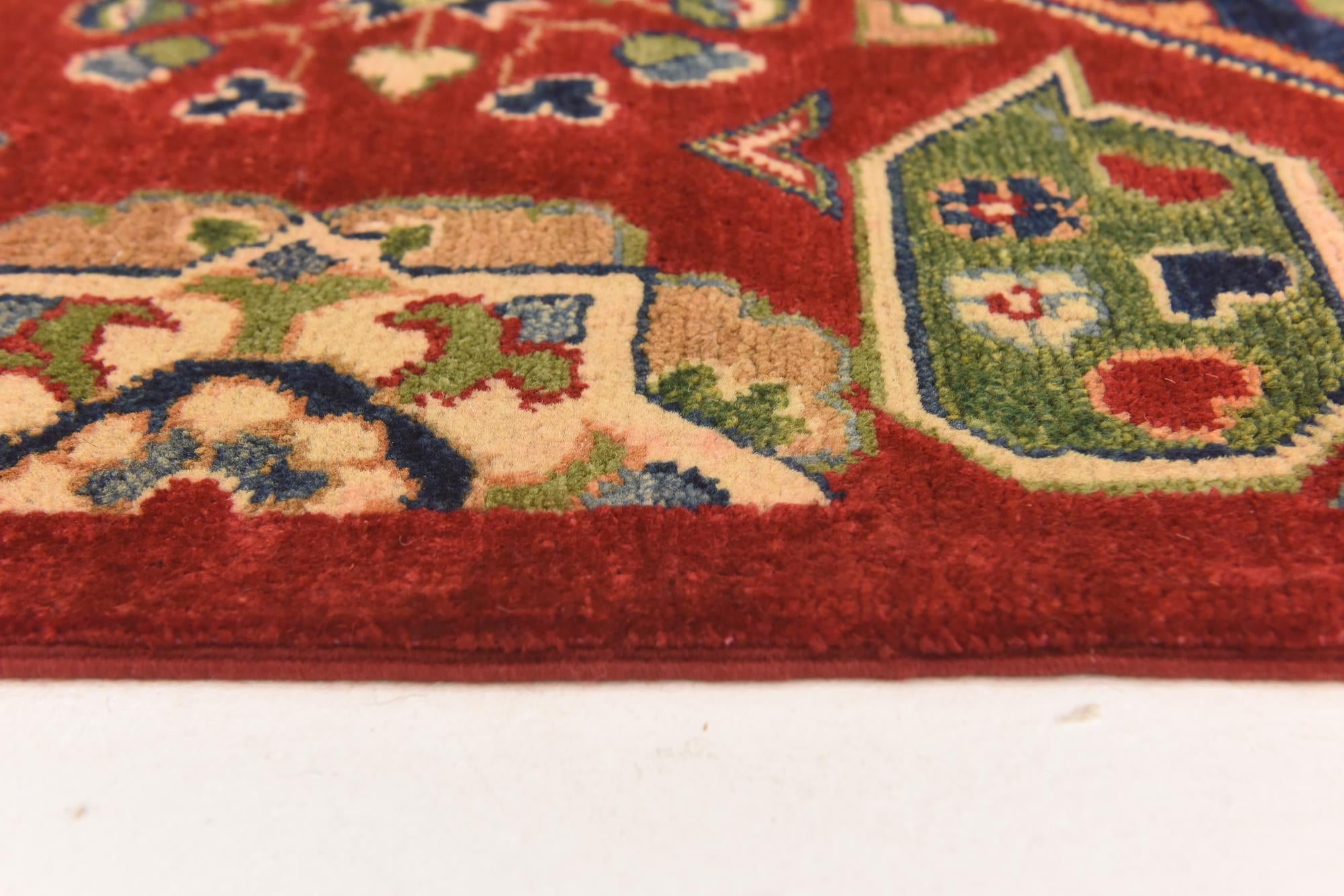 5' 7 x 8' 3 Hand Knotted Kazak Rug