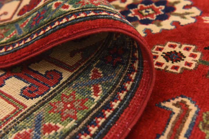 5' 7 x 7' 10 Hand Knotted Kazak Rug