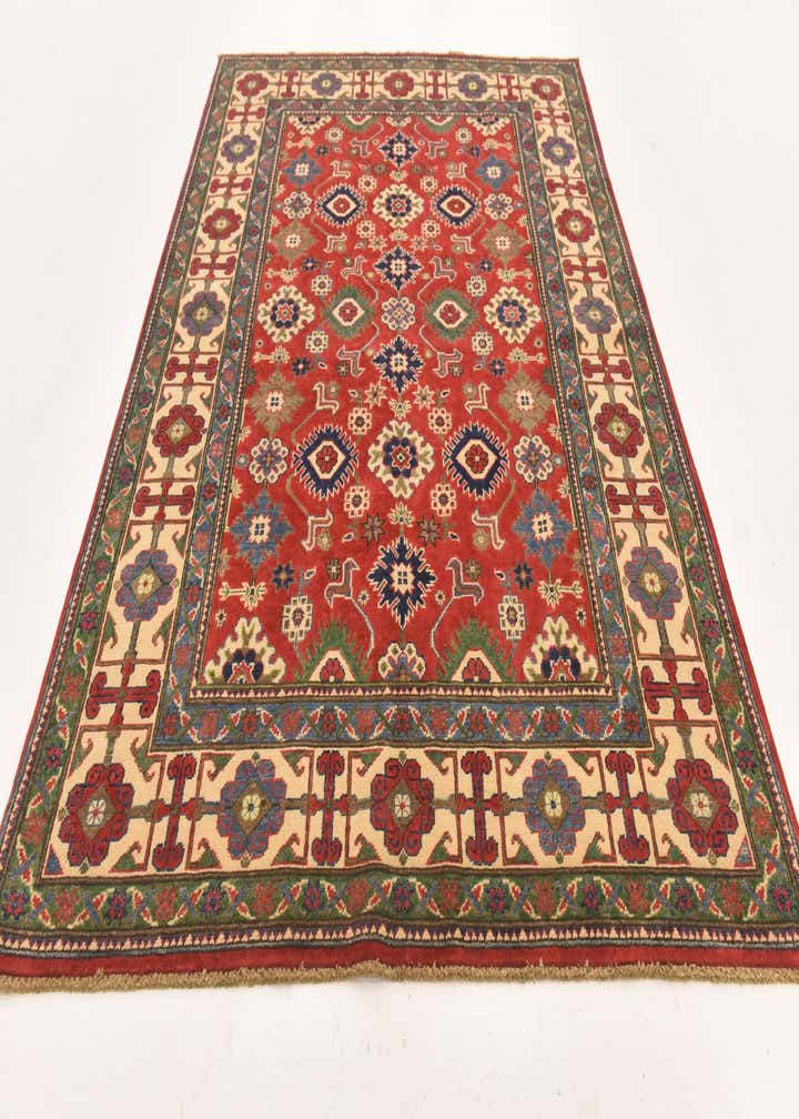 5' 7 x 7' 10 Hand Knotted Kazak Rug