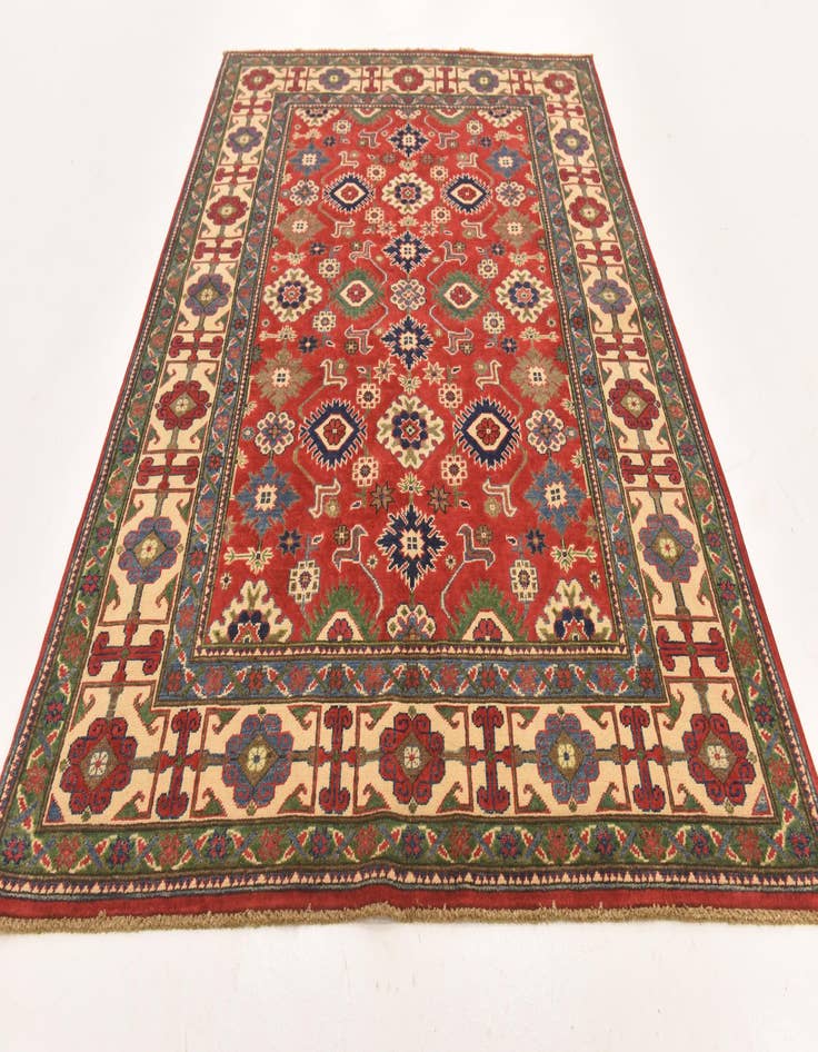 Detail image of 5' 7 x 7' 10 Hand Knotted Kazak Rug