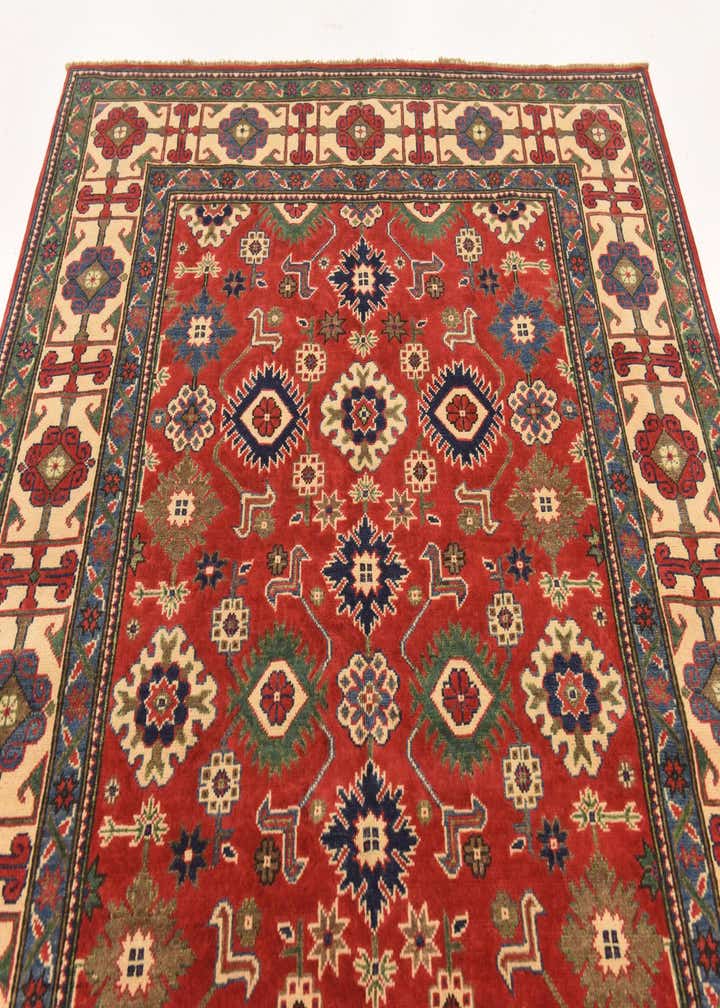 5' 7 x 7' 10 Hand Knotted Kazak Rug