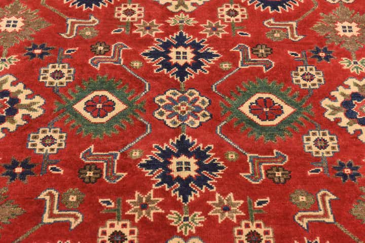 5' 7 x 7' 10 Hand Knotted Kazak Rug