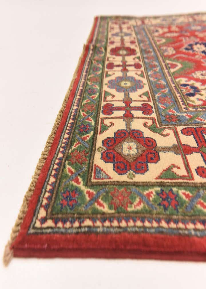 5' 7 x 7' 10 Hand Knotted Kazak Rug