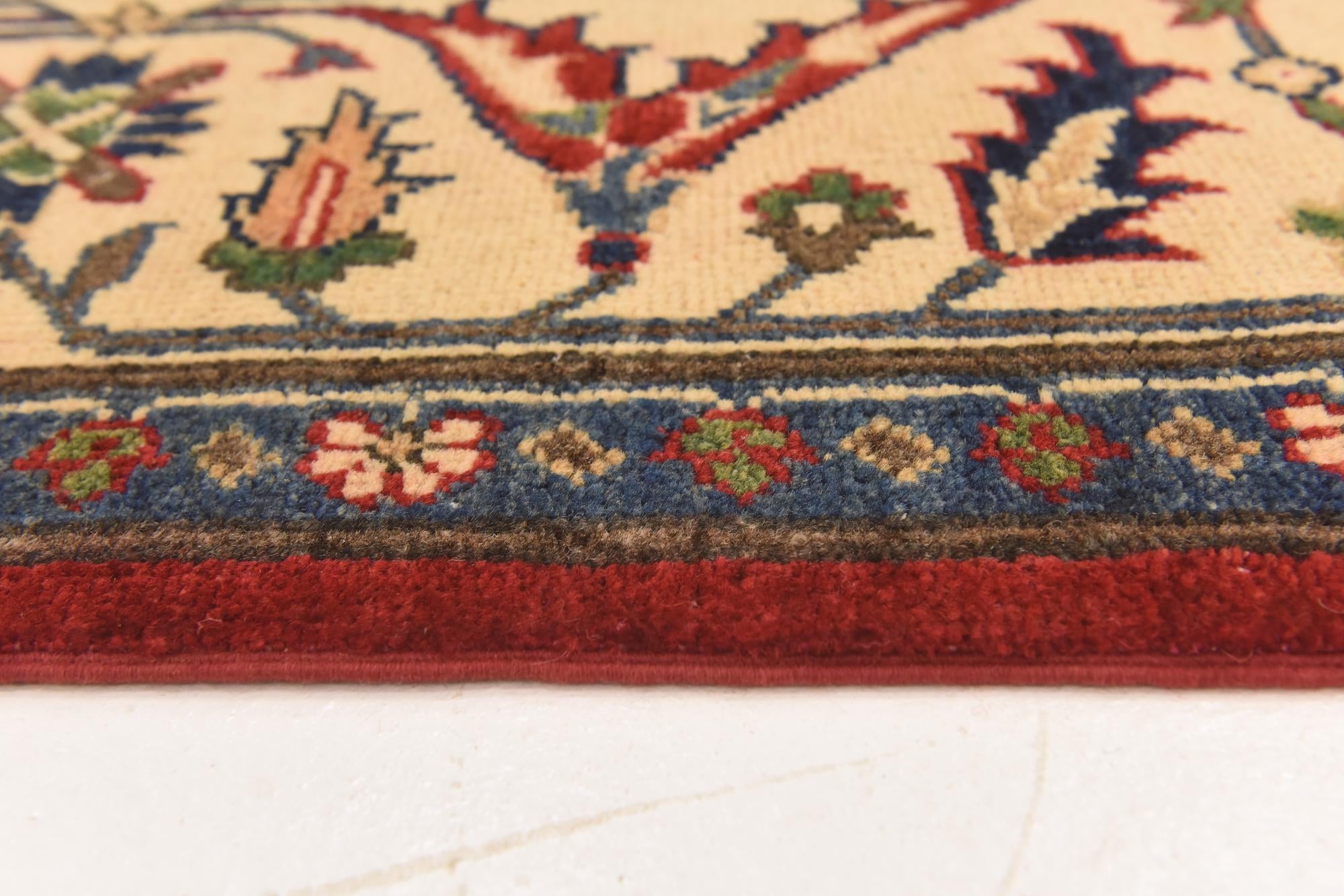 6' 6 x 10' 6 Hand Knotted Kazak Rug