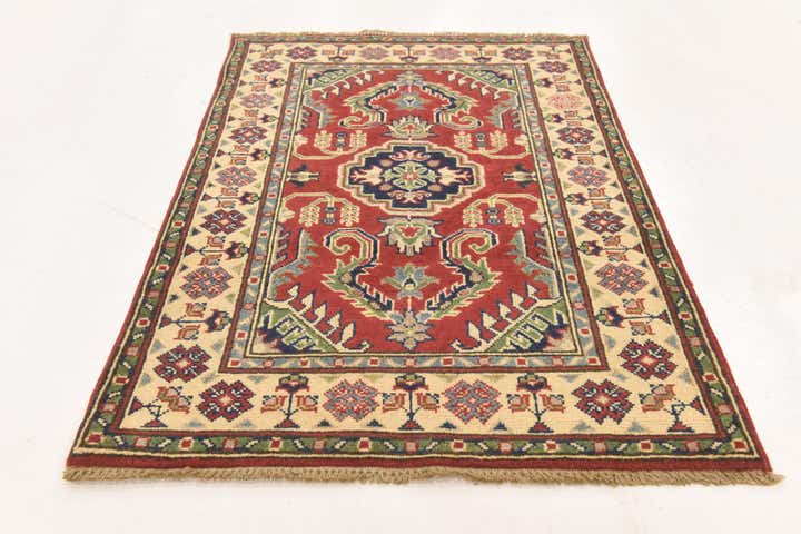 2' 9 x 4' 2 Hand Knotted Kazak Rug