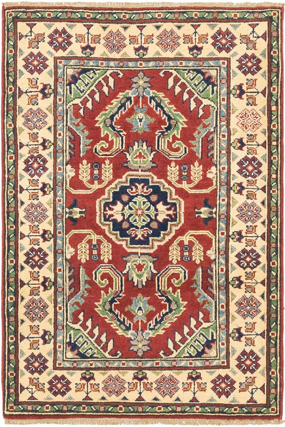 2' 9 x 4' 2 Hand Knotted Kazak Rug