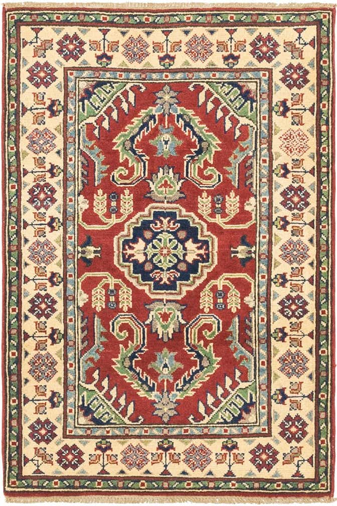2' 9 x 4' 2 Hand Knotted Kazak Rug