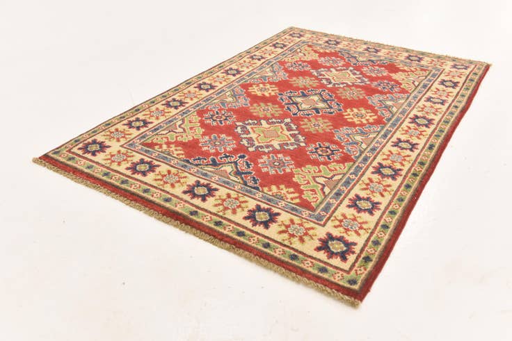 Detail image of 2' 8 x 4' 2 Hand Knotted Kazak Rug