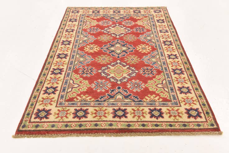 Detail image of 2' 8 x 4' 2 Hand Knotted Kazak Rug