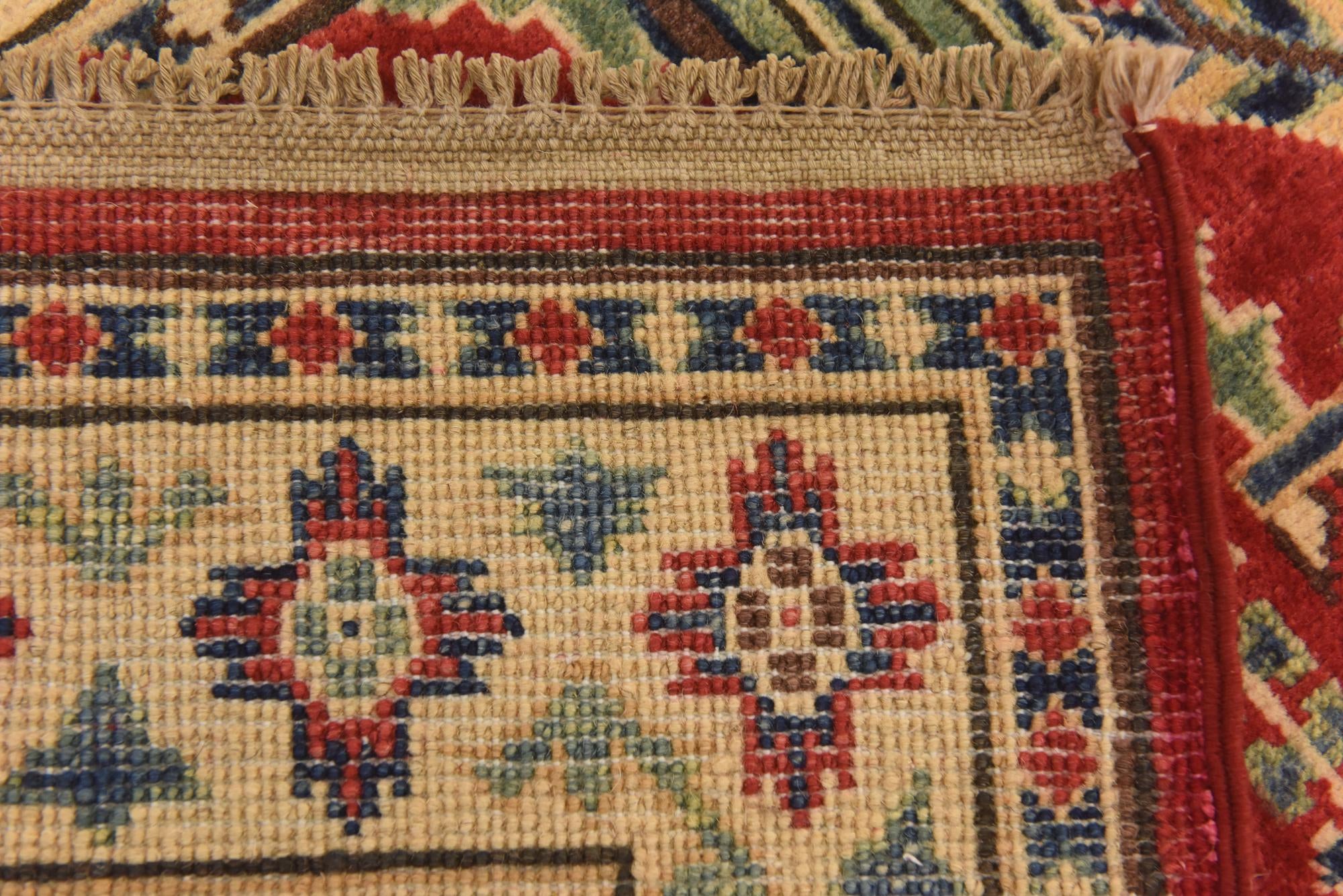 2' 7 x 4' 1 Hand Knotted Kazak Oriental Rug