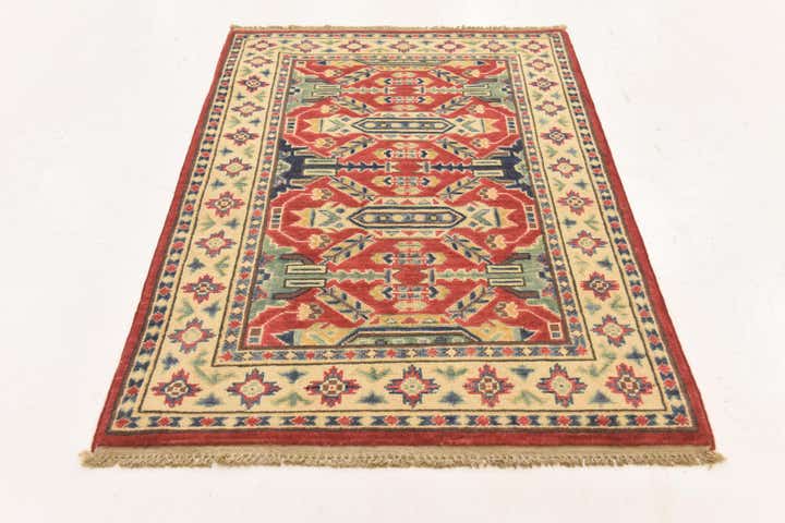2' 7 x 4' 1 Hand Knotted Kazak Oriental Rug