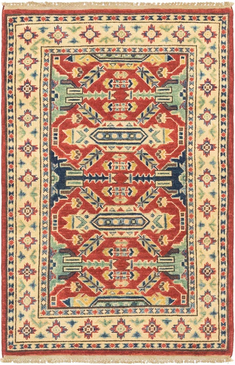 2' 7 x 4' 1 Hand Knotted Kazak Oriental Rug