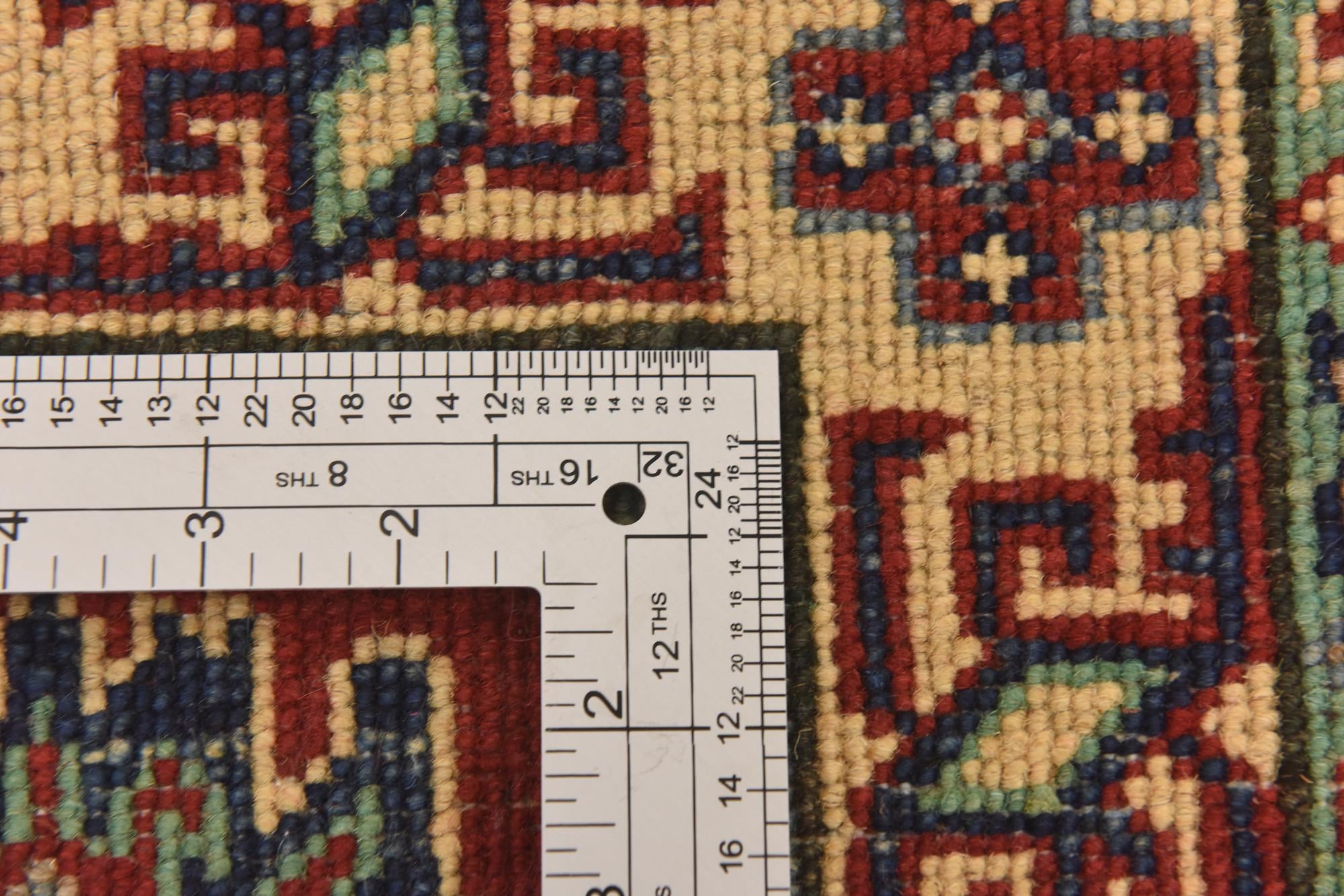 2' 8 x 4' 1 Hand Knotted Kazak Rug