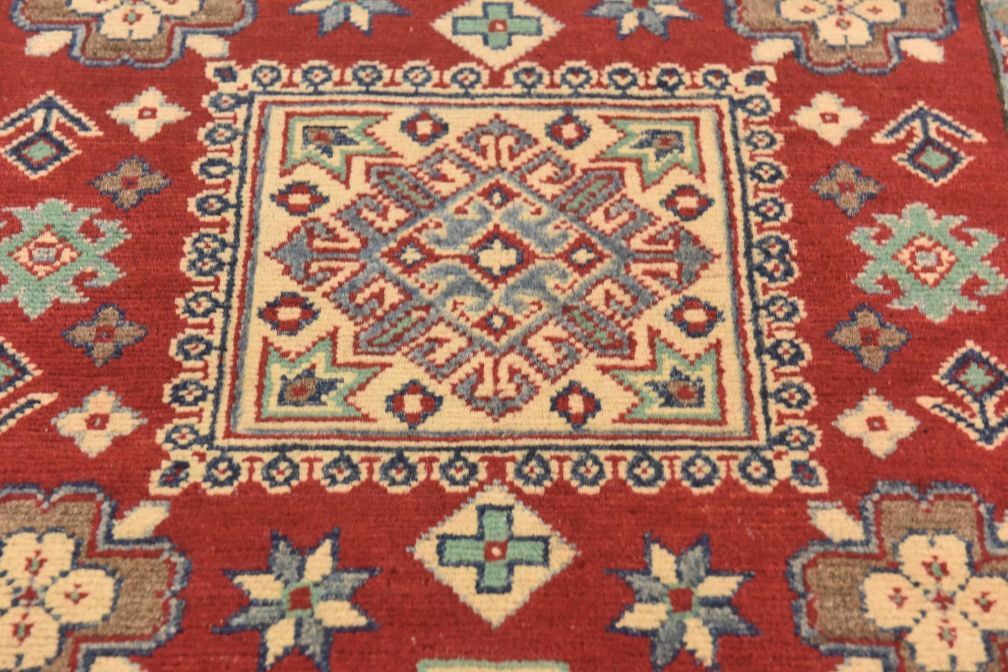 2' 8 x 4' 1 Hand Knotted Kazak Rug