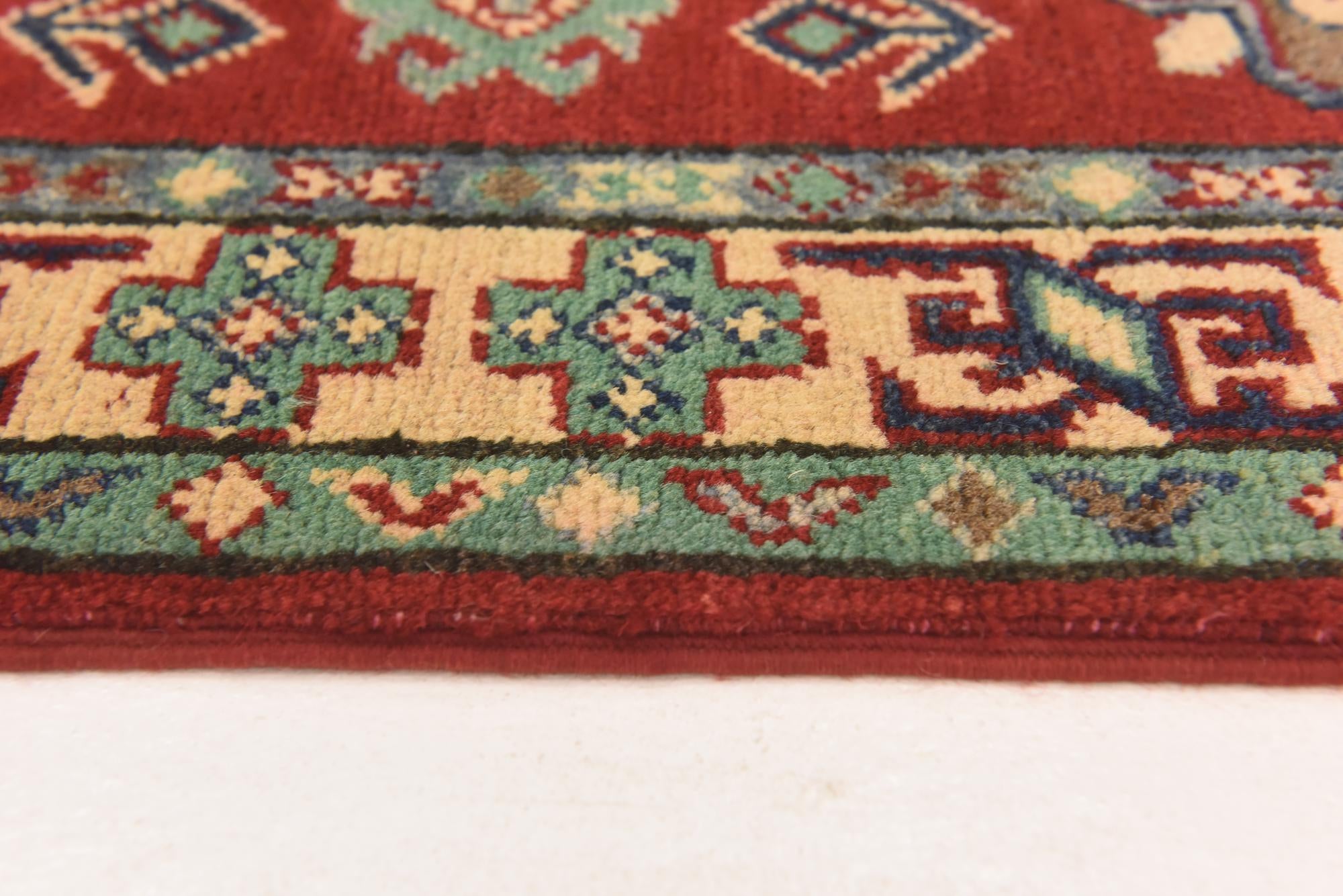 2' 8 x 4' 1 Hand Knotted Kazak Rug