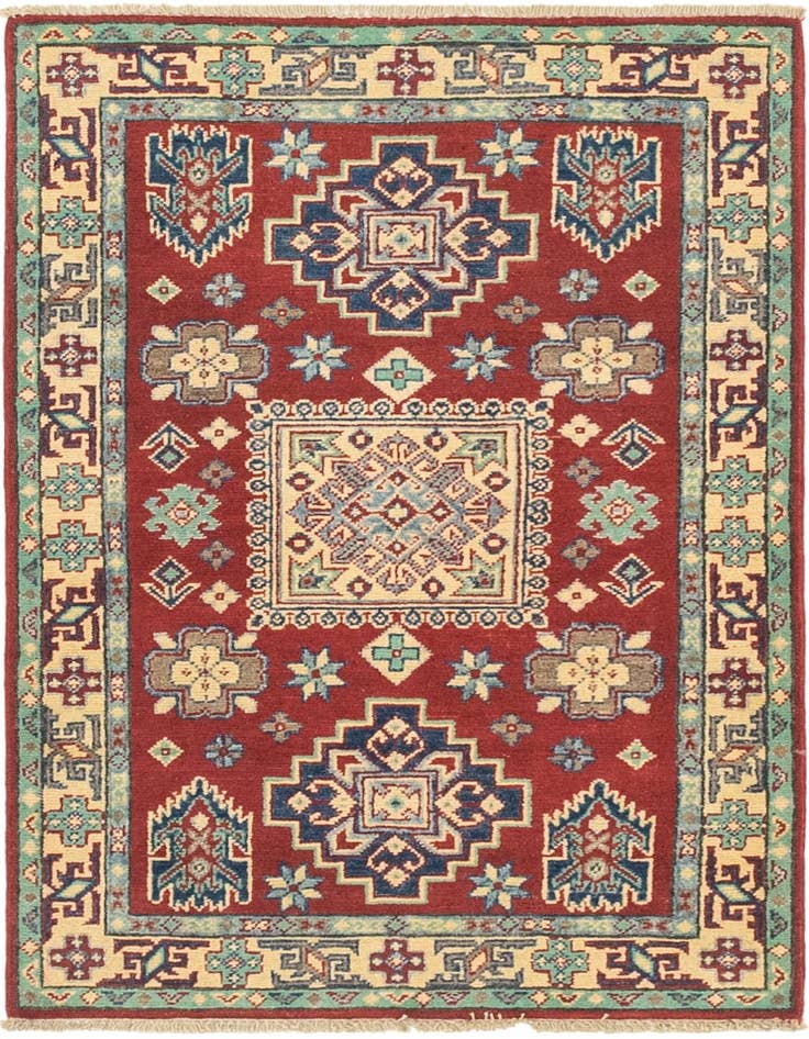 Detail image of 2' 8 x 4' 1 Hand Knotted Kazak Rug