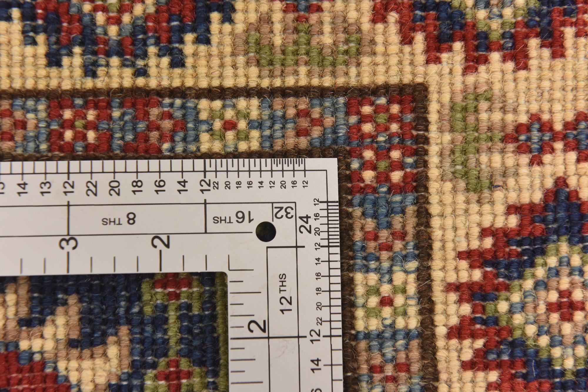 2' 8 x 4' Hand Knotted Kazak Rug