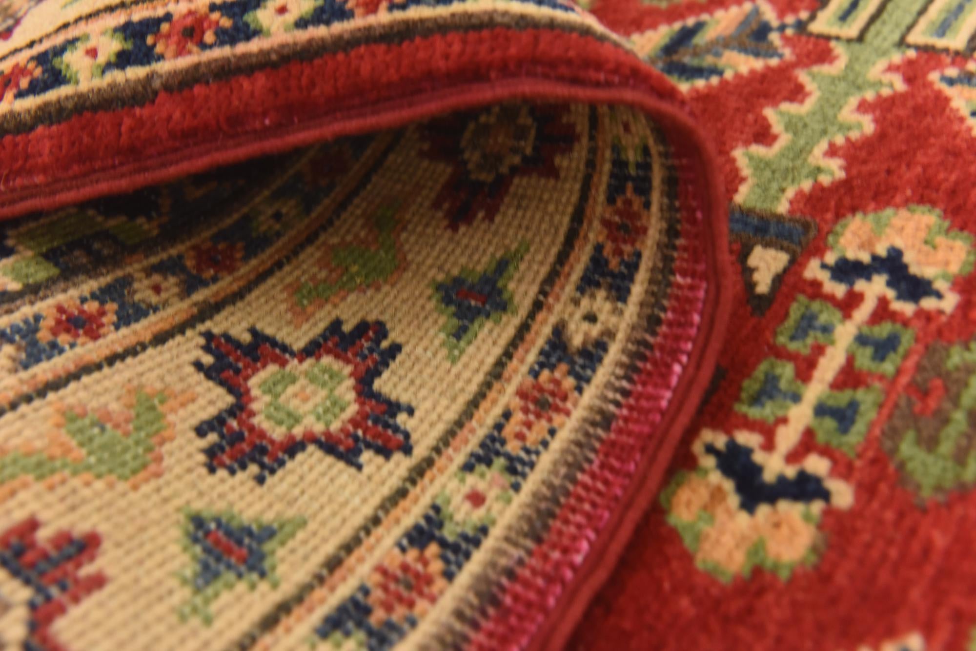 2' 7 x 3' 11 Hand Knotted Kazak Rug