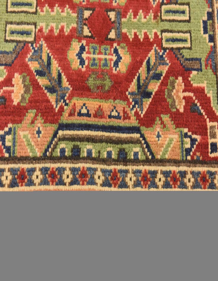 Detail image of 2' 7 x 3' 11  Hand Knotted Kazak Rug
