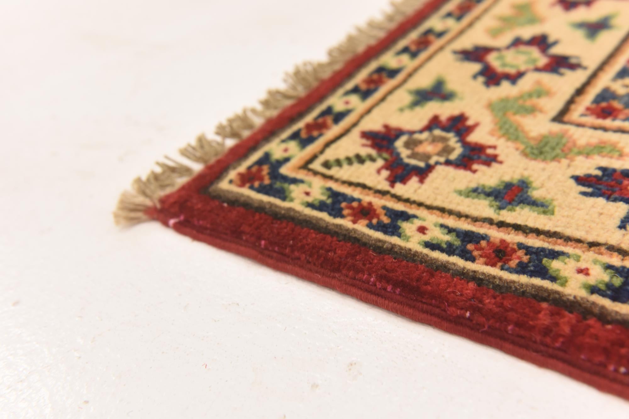 2' 7 x 3' 11 Hand Knotted Kazak Rug
