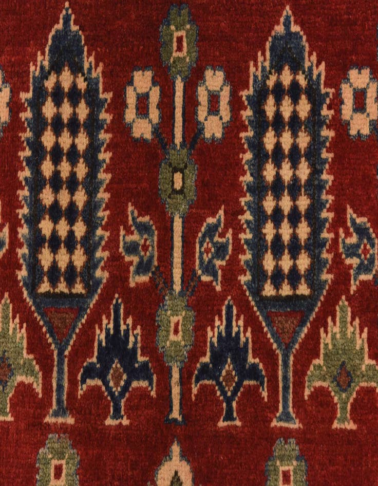 Detail image of 6' 6 x 9' 9  Hand Knotted Kazak Rug