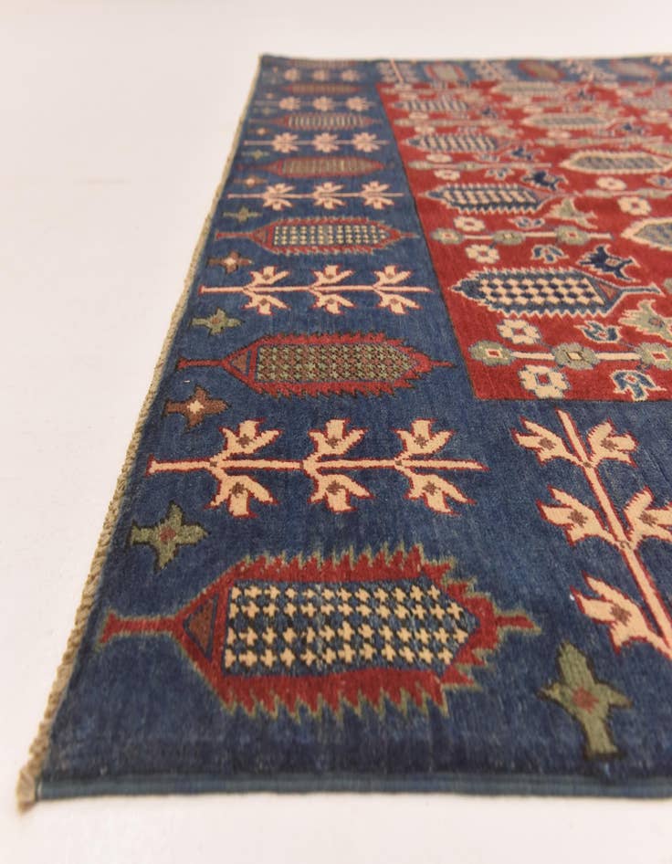 Detail image of 6' 6 x 9' 9  Hand Knotted Kazak Rug