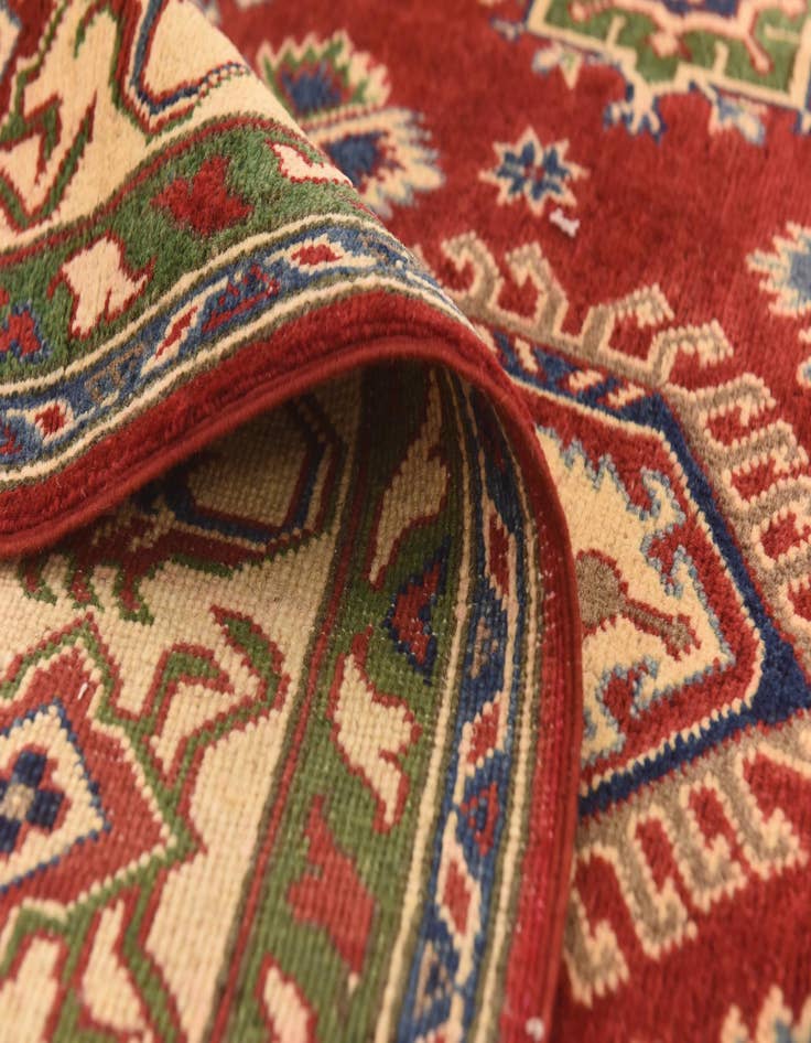 Detail image of 6' 2 x 9' Hand Knotted Kazak Rug