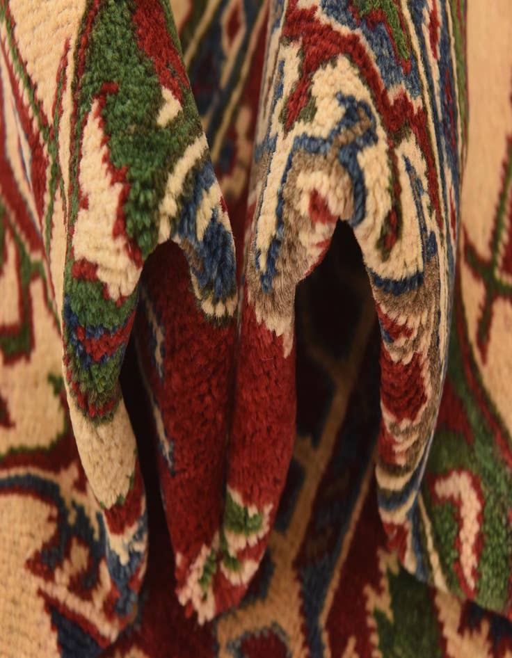 Detail image of 6' 2 x 9' Hand Knotted Kazak Rug