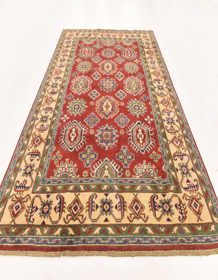 Detail image of 6' 2 x 9' Hand Knotted Kazak Rug