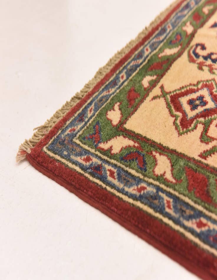 Detail image of 6' 2 x 9' Hand Knotted Kazak Rug