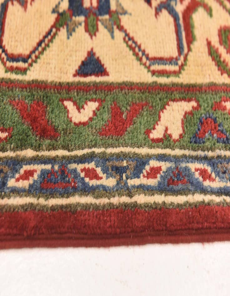 Detail image of 6' 2 x 9' Hand Knotted Kazak Rug