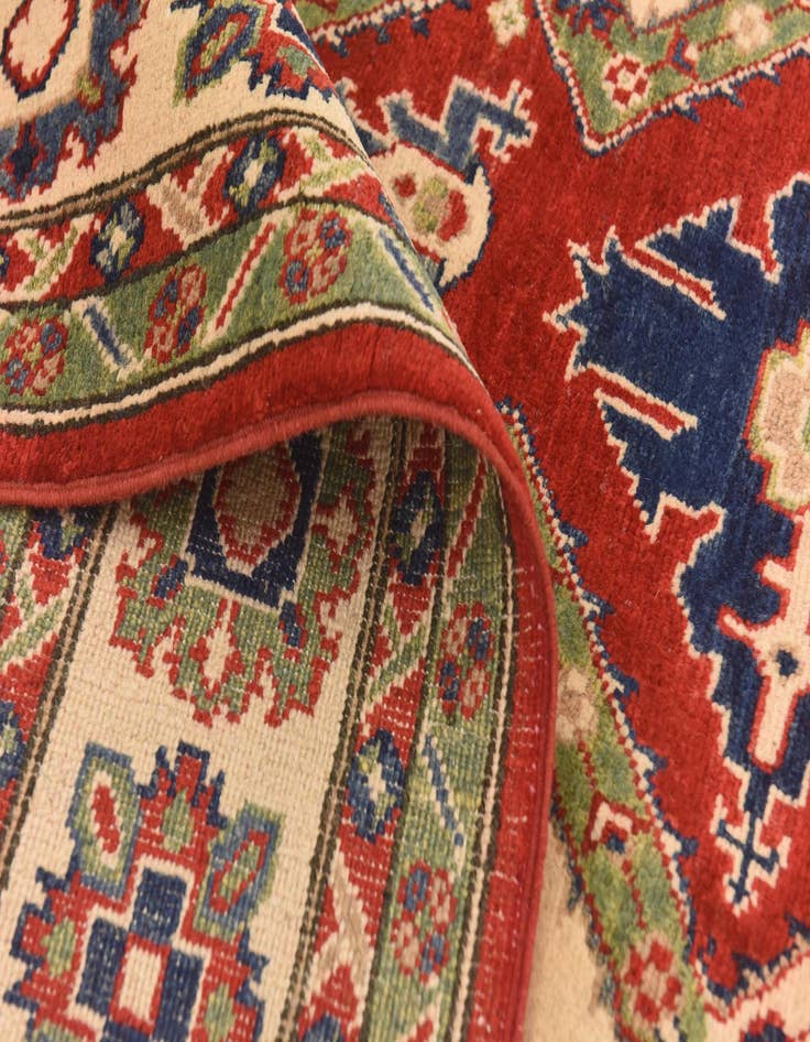 Detail image of 6' x 9'  Hand Knotted Kazak Rug