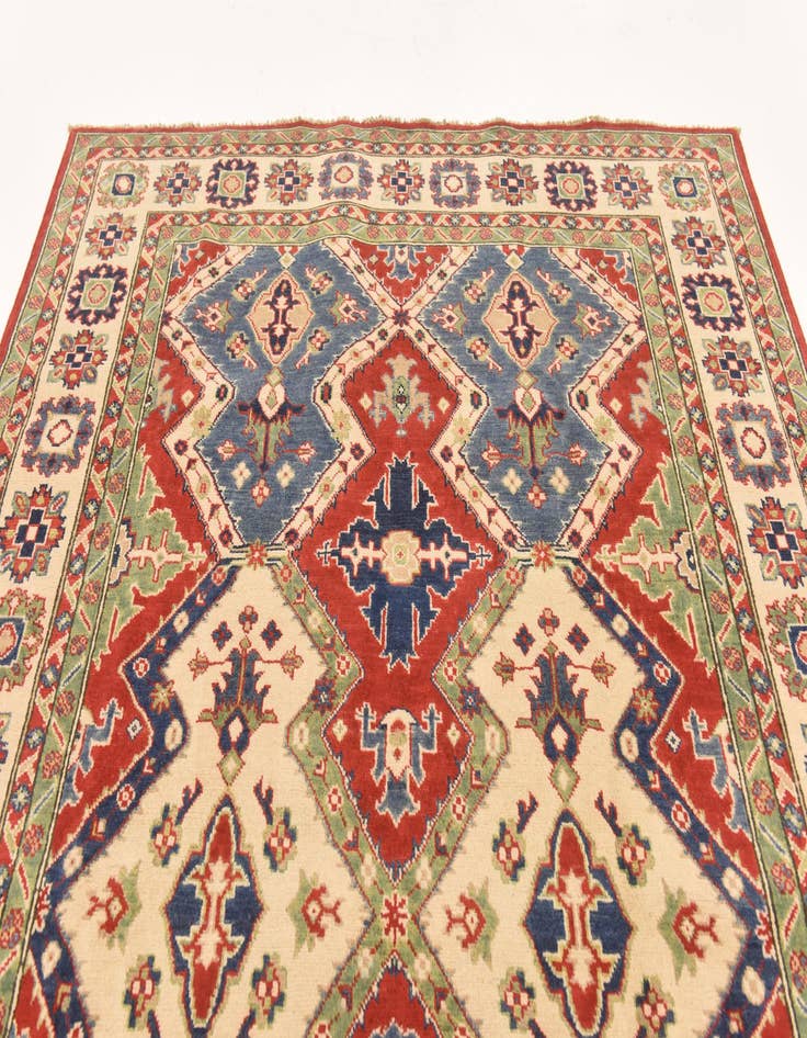 Detail image of 6' x 9'  Hand Knotted Kazak Rug