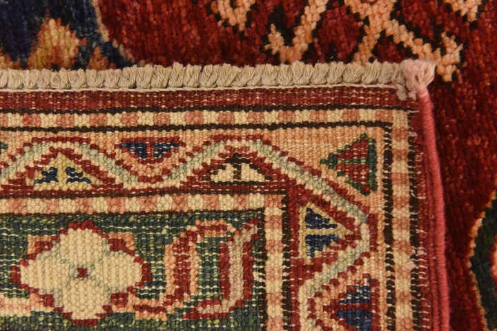 7' x 9' 5 Hand Knotted Kazak Oriental Rug