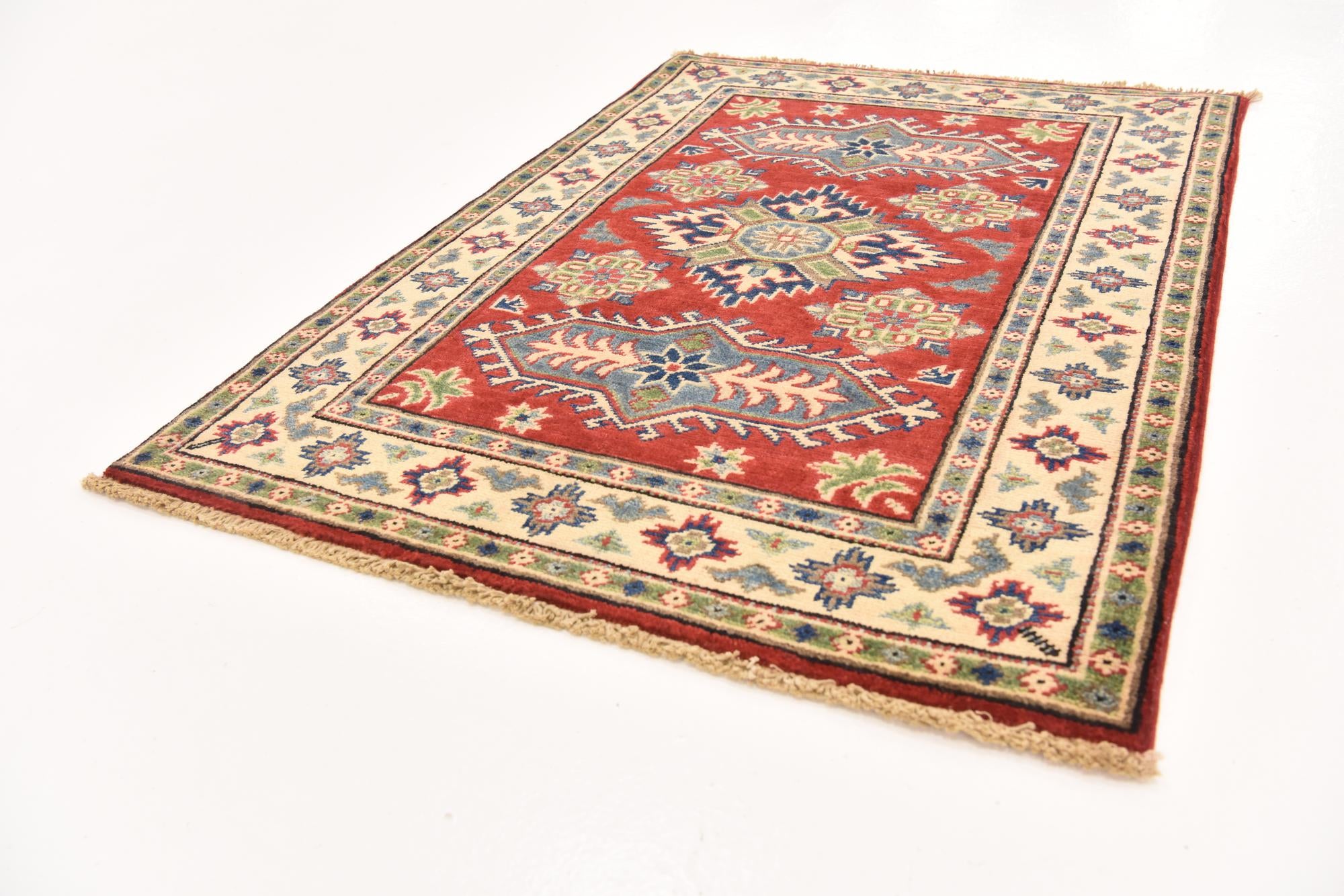 2' 9 x 3' 10 Hand Knotted Kazak Rug