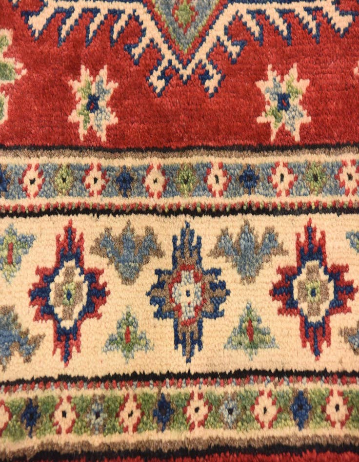 Detail image of 2' 9 x 3' 10  Hand Knotted Kazak Rug