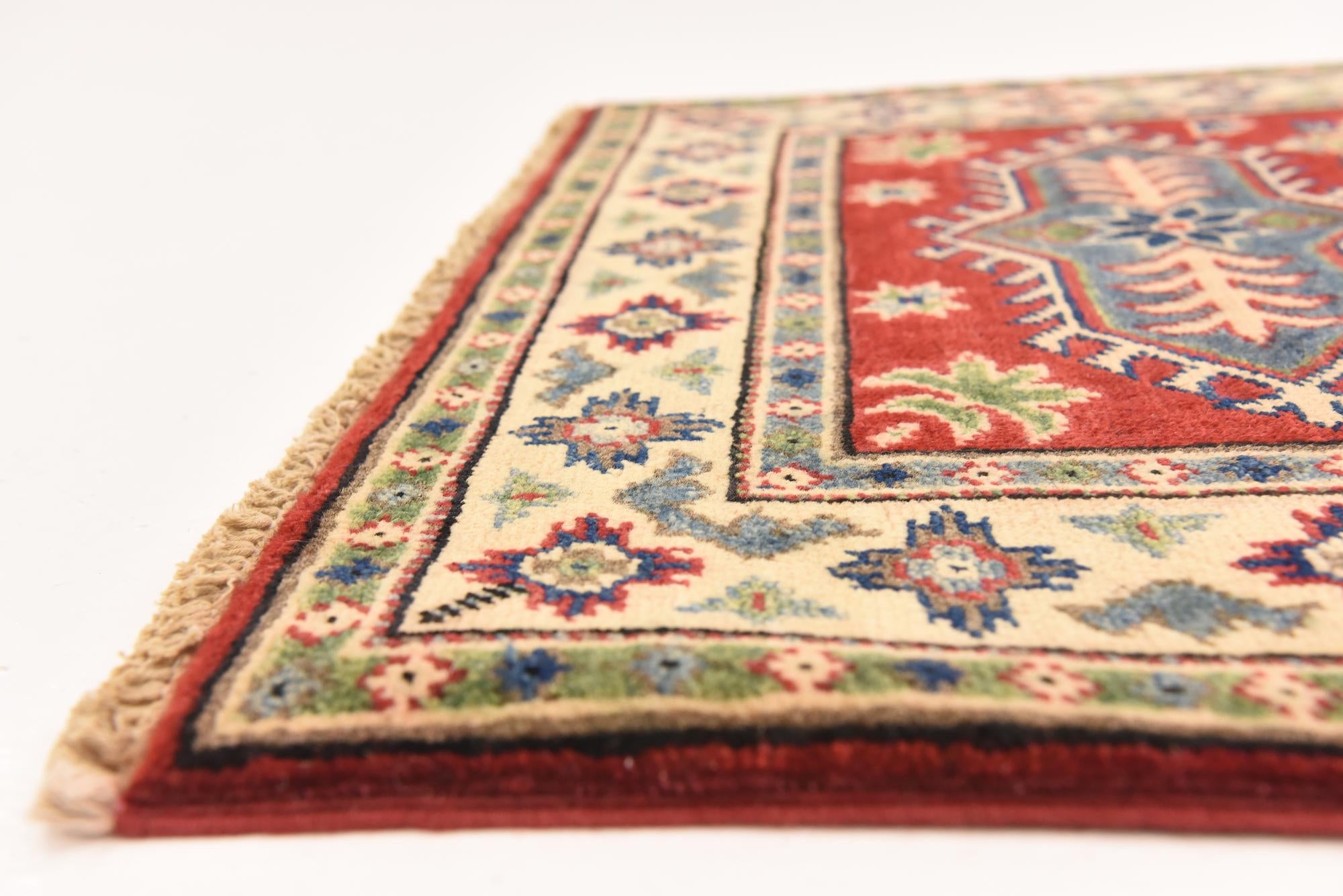 2' 9 x 3' 10 Hand Knotted Kazak Rug