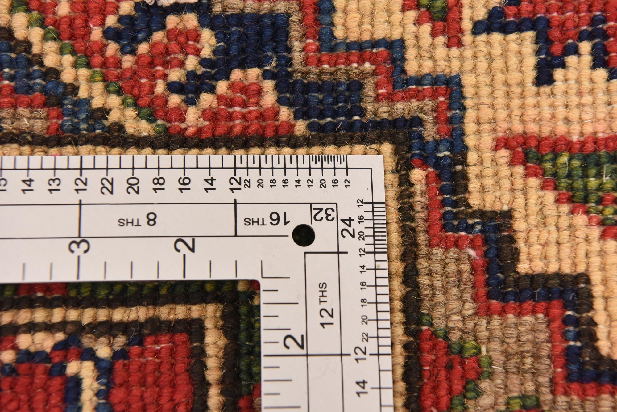 2' 9 x 4' Hand Knotted Kazak Rug