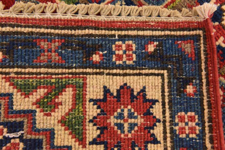 2' 9 x 4' Hand Knotted Kazak Rug