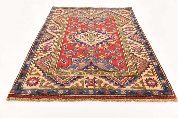 2' 9 x 4' Hand Knotted Kazak Rug