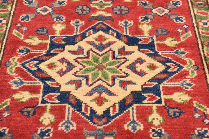 2' 9 x 4' Hand Knotted Kazak Rug