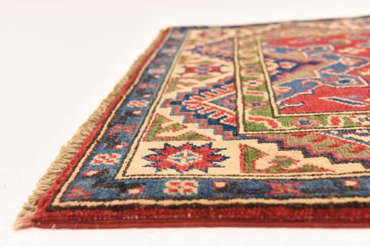 2' 9 x 4' Hand Knotted Kazak Rug