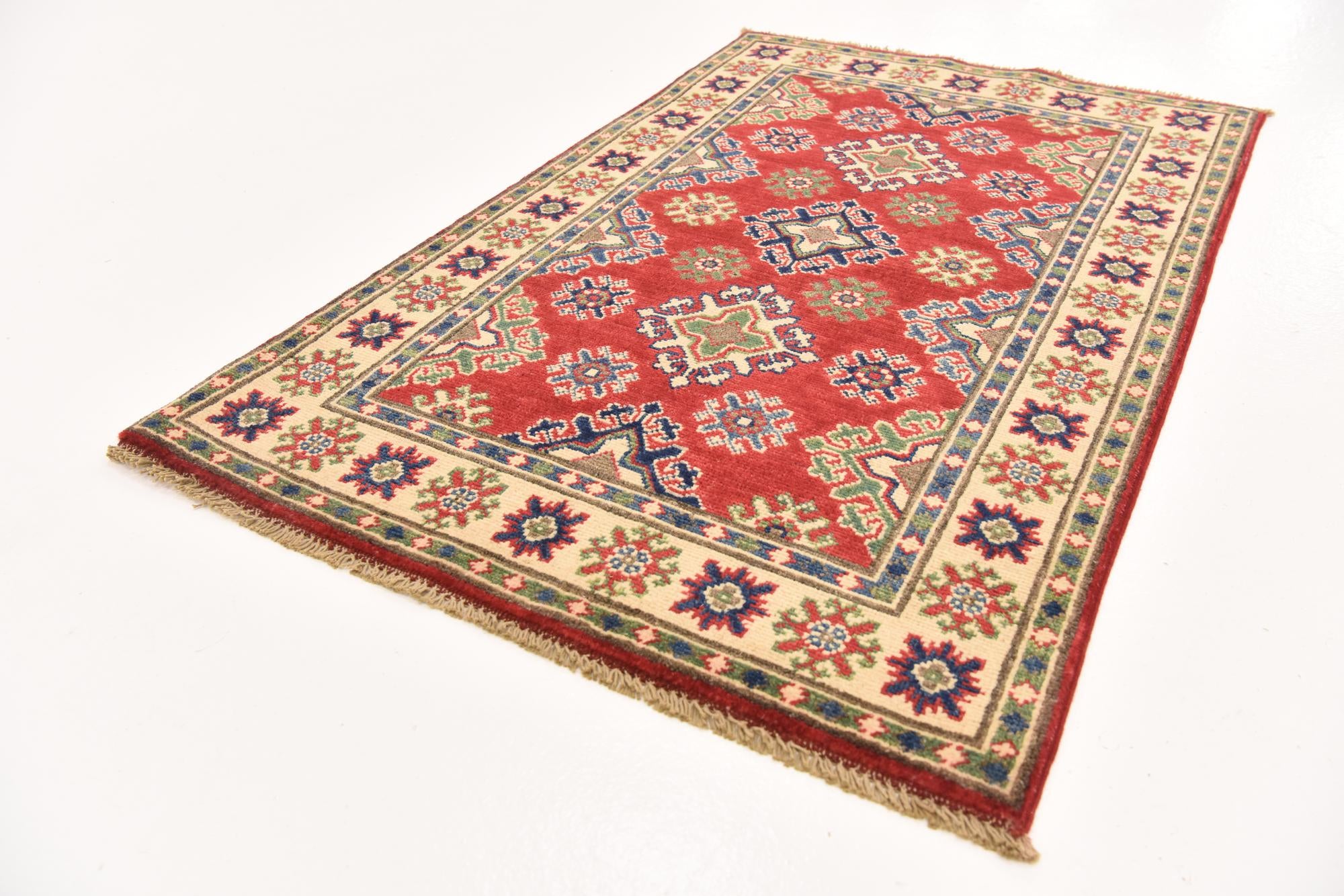 2' 8 x 4' 3 Hand Knotted Kazak Rug