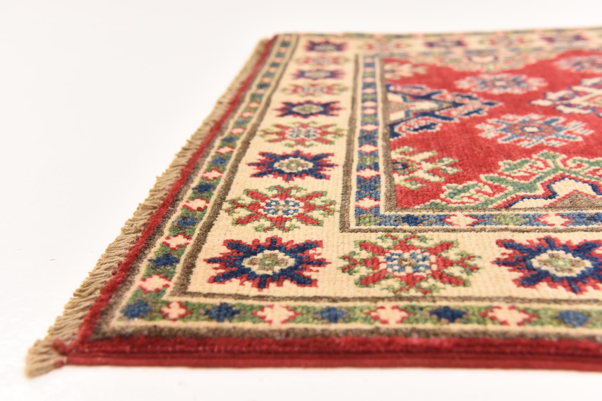 2' 8 x 4' 3 Hand Knotted Kazak Rug