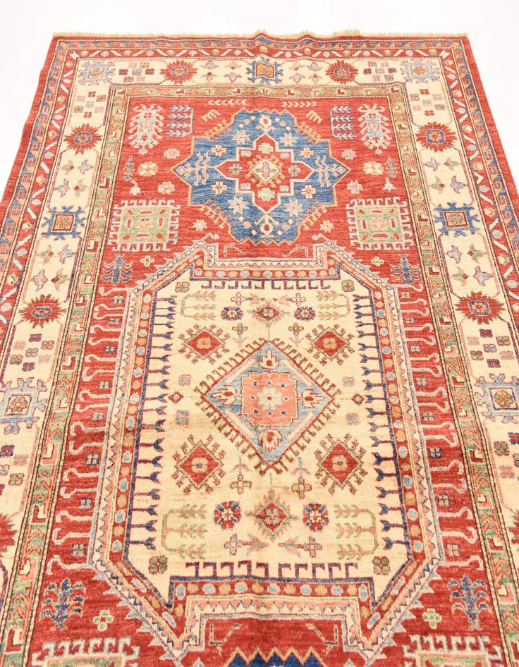 Detail image of 5' 7 x 7' 9  Hand Knotted Kazak Oriental Rug