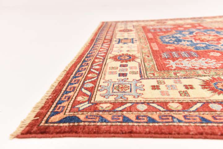 170cm x 235cm Hand Knotted Kazak Oriental Rug