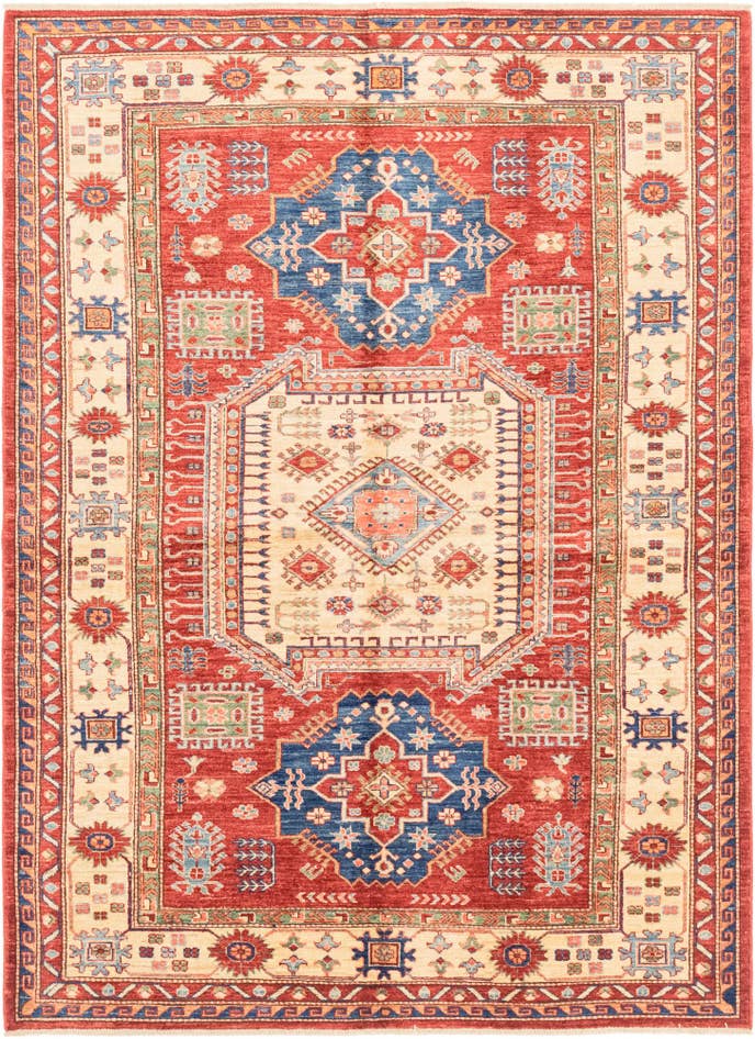 Detail image of 170cm x 235cm Hand Knotted Kazak Oriental Rug