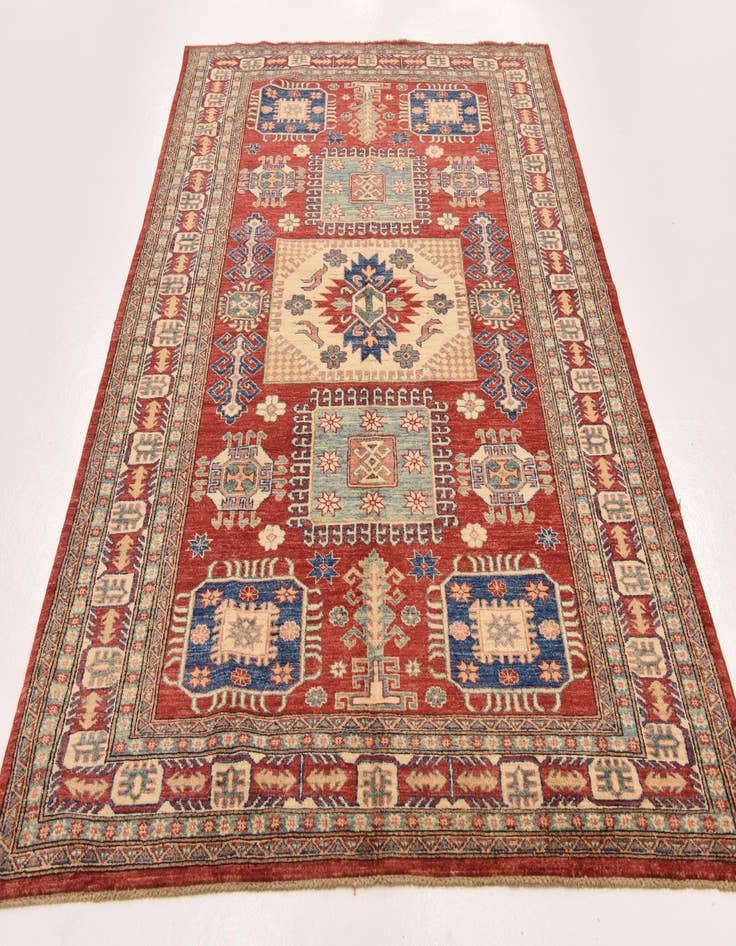 Detail image of 5' 7 x 8' 2  Hand Knotted Kazak Oriental Rug