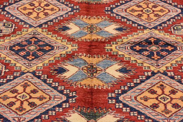 5' 9 x 7' 11 Hand Knotted Kazak Oriental Rug